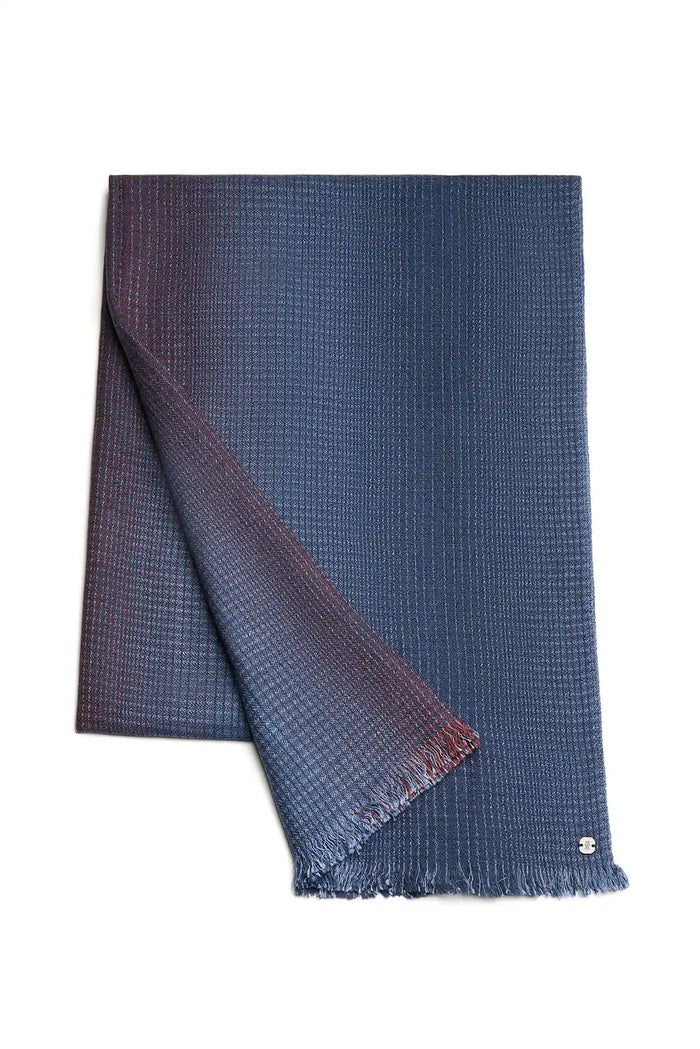 Écharpe homme – Micro-motif