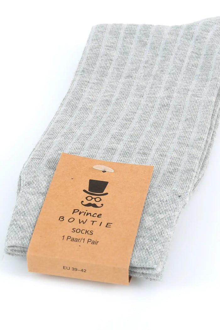 Chaussettes homme en coton – Structure côtelée