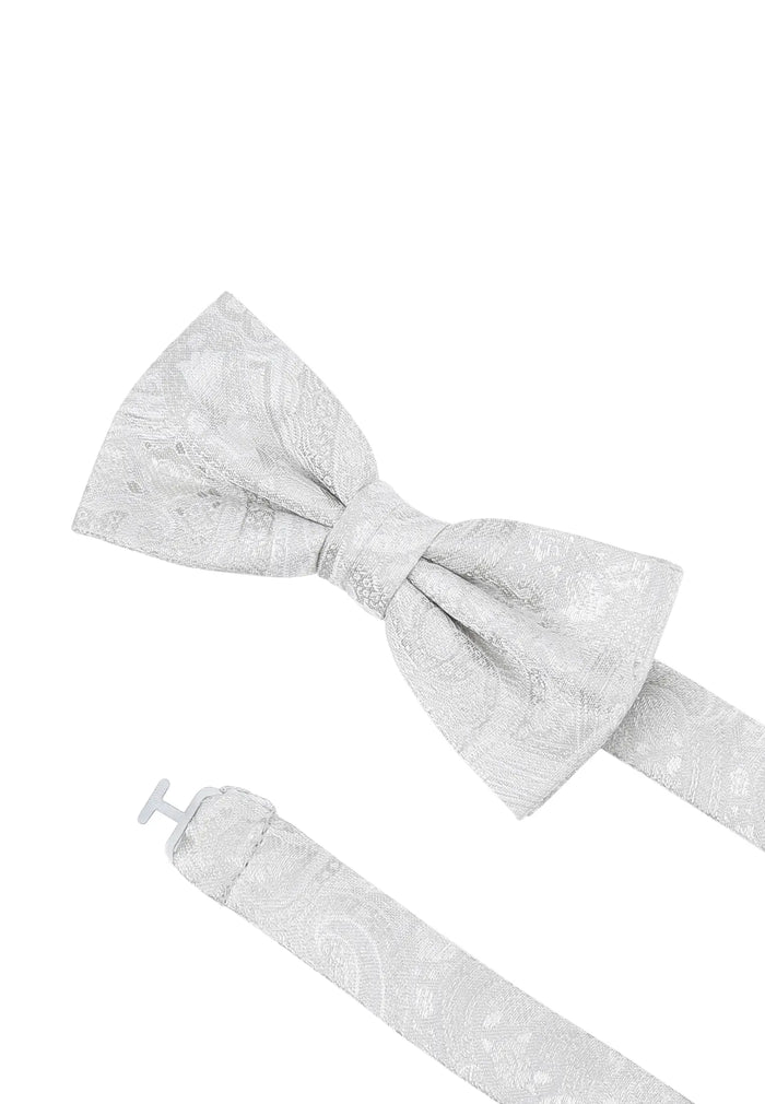 Nœud papillon et pochette de costume homme en soie – Paisley