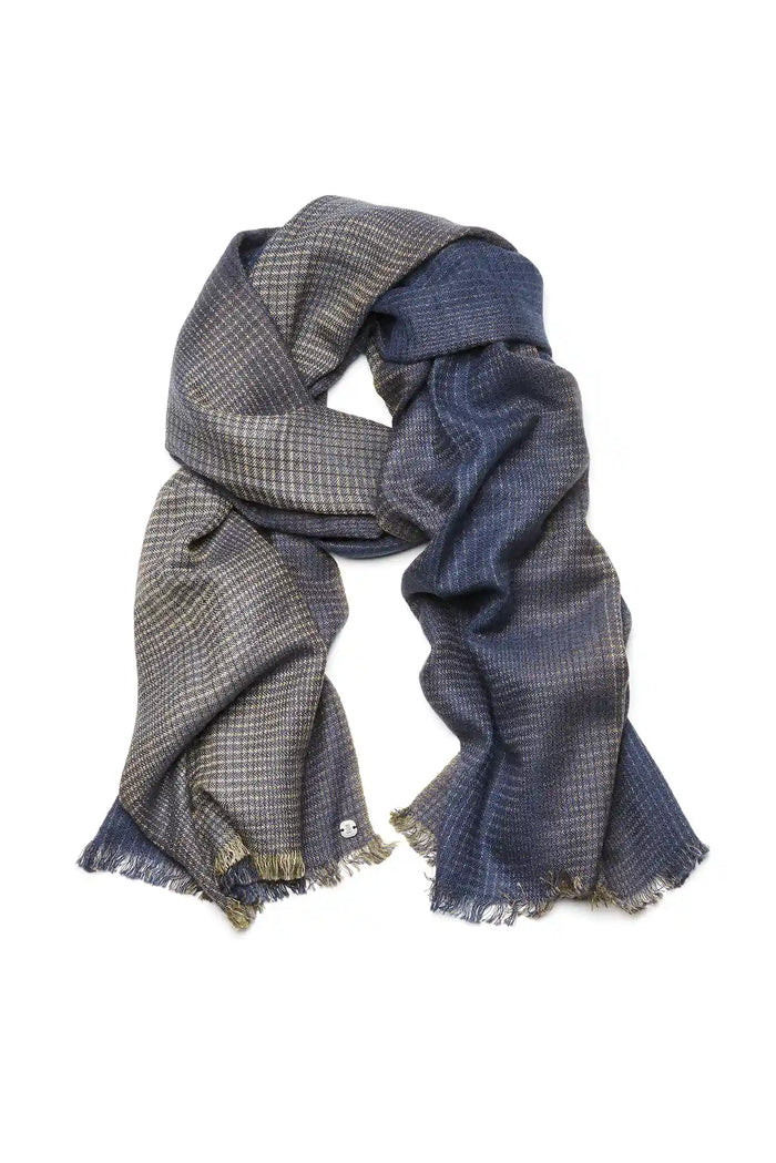 Écharpe homme – Micro-motif