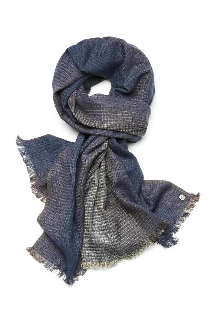 Écharpe homme – Micro-motif