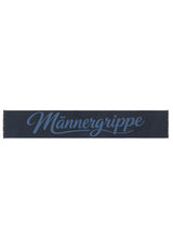 (Marine) Herrenschal Männergrippe – Etikett