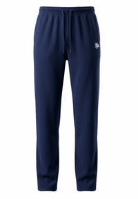 (Dunkelblau) Herren Lounge Hose – Vorderansicht getragen