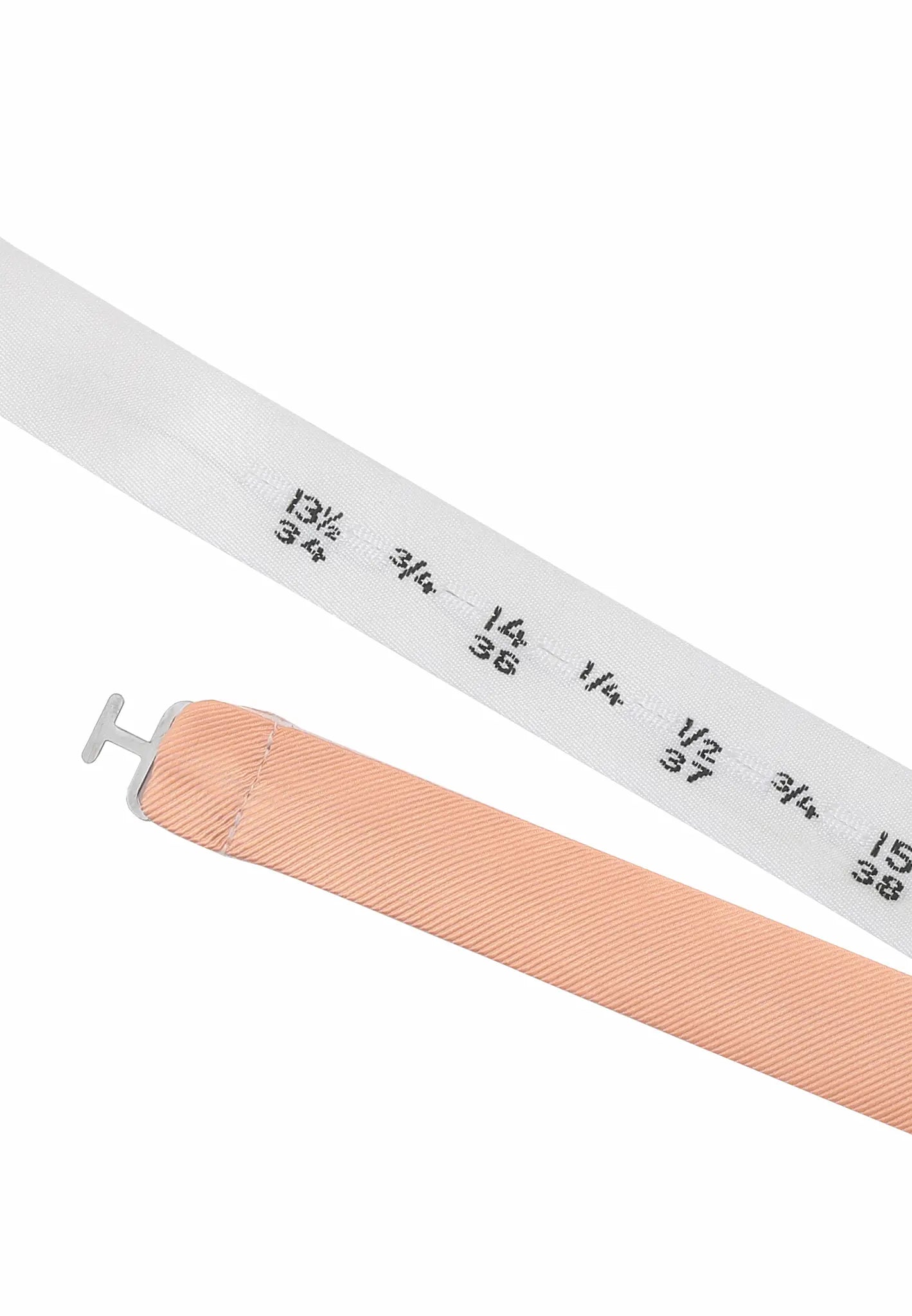 (Apricot) Verstellbares Fliegenband Apricot mit Hakenverschluss und Größenmarkierung