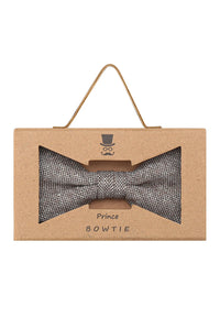 (Beige) Fliege Herren Tweed – Geschenkverpackung Prince Bowtie