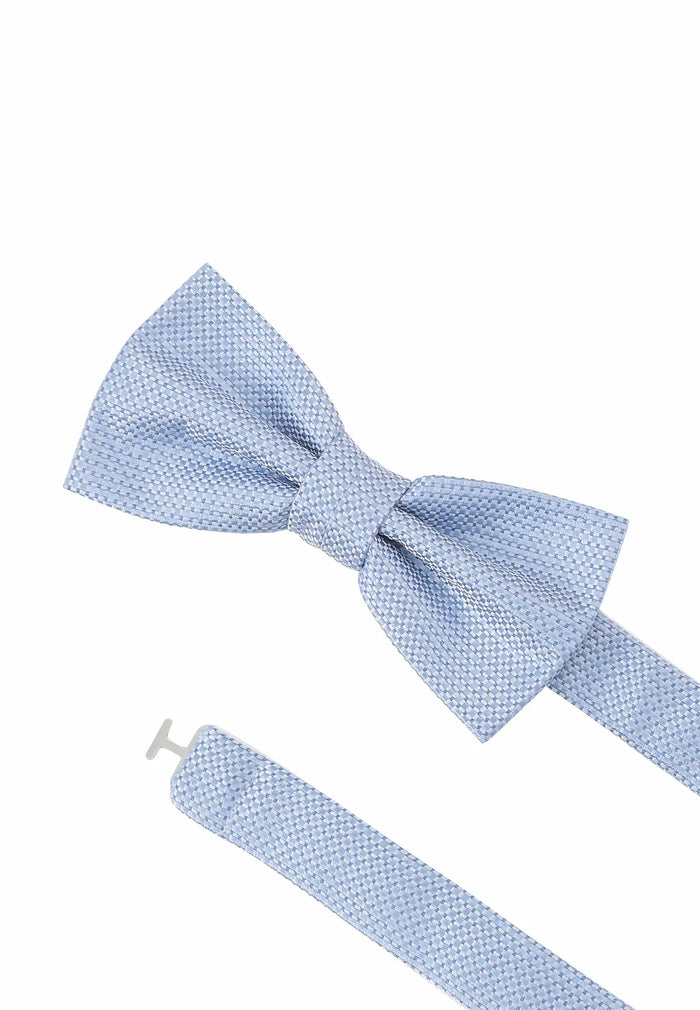 Ensemble cravate et pochette pour homme en soie – Micro-motifs