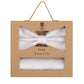 (Off-White) Fliege Einstecktuch Set Herren Paisley Seide – Geschenkverpackung Prince Bowtie