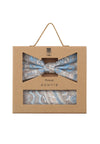(Beige) Fliege Einstecktuch Set Paisley-Muster – Geschenkverpackung Prince Bowtie