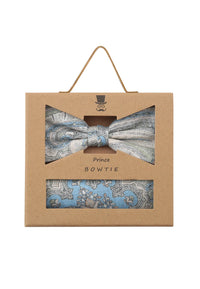 (Grün) Fliege Einstecktuch Set Paisley-Muster – Geschenkverpackung Prince Bowtie