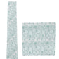 (Mint) Krawatte und Einstecktuch Set Hochzeit Floral – Krawatte und Tuch ausgelegt