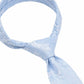 (Hellblau) Krawatte Paisley Seide – Knotendetail