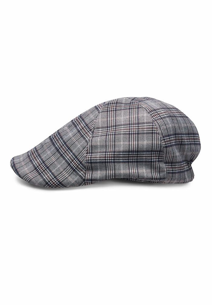 Casquette plate homme Glencheck – Flat Cap