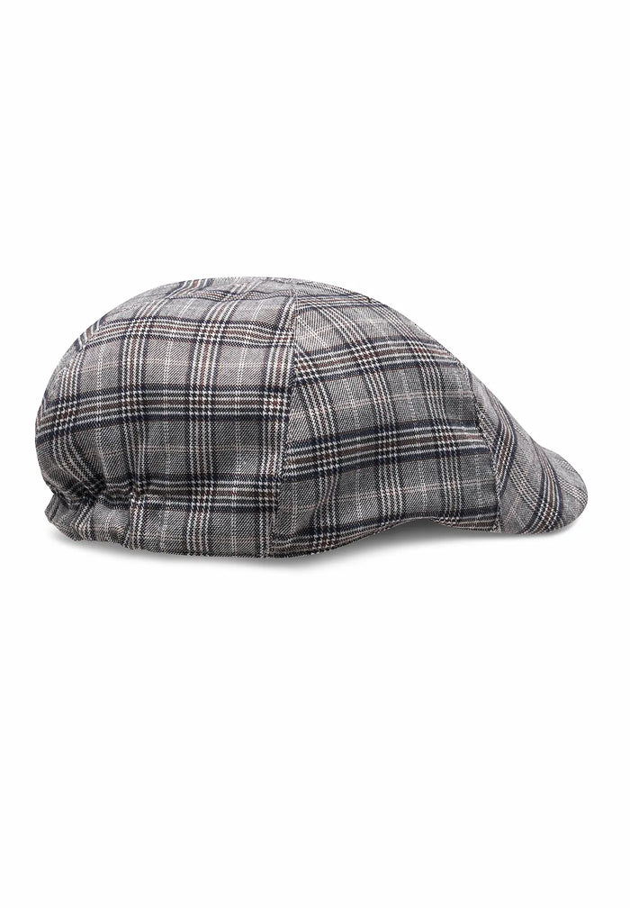 Casquette plate homme Glencheck – Flat Cap