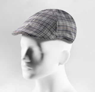 Casquette plate homme Glencheck – Flat Cap
