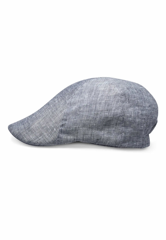 Casquette plate homme en lin - Flat Cap