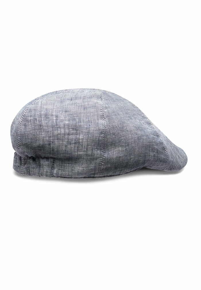 Casquette plate homme en lin - Flat Cap