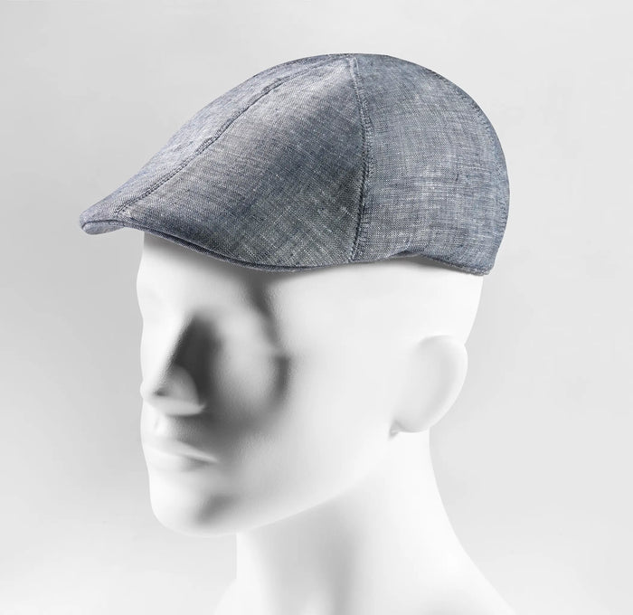 Casquette plate homme en lin - Flat Cap