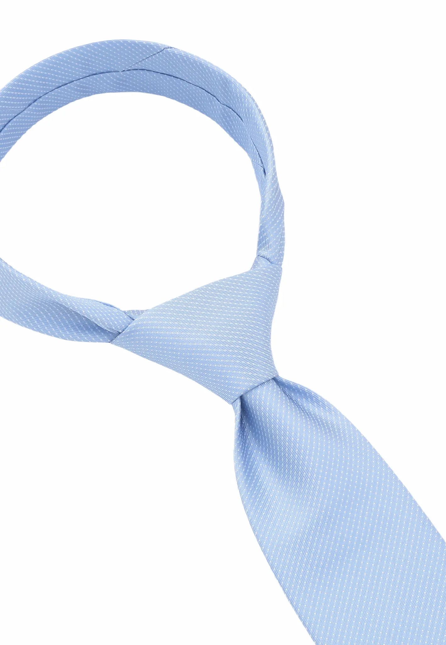 (Hellblau) herren seidenkrawatte picote detailansicht eleganter look