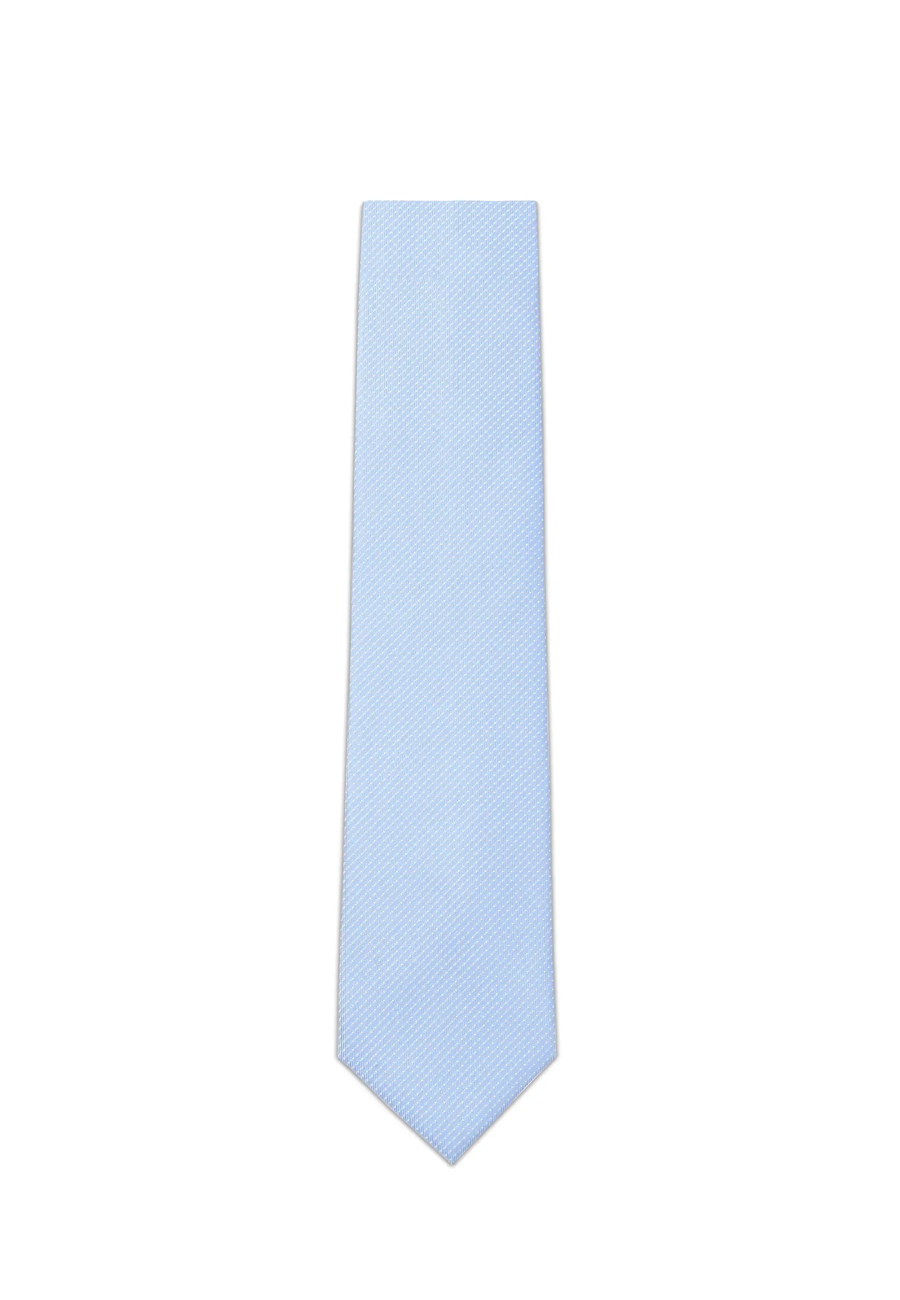 (Hellblau) krawatte herren 100 prozent seide picote 7 cm gerollt