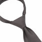 (Dunkelbraun) herren seidenkrawatte picote detailansicht eleganter look