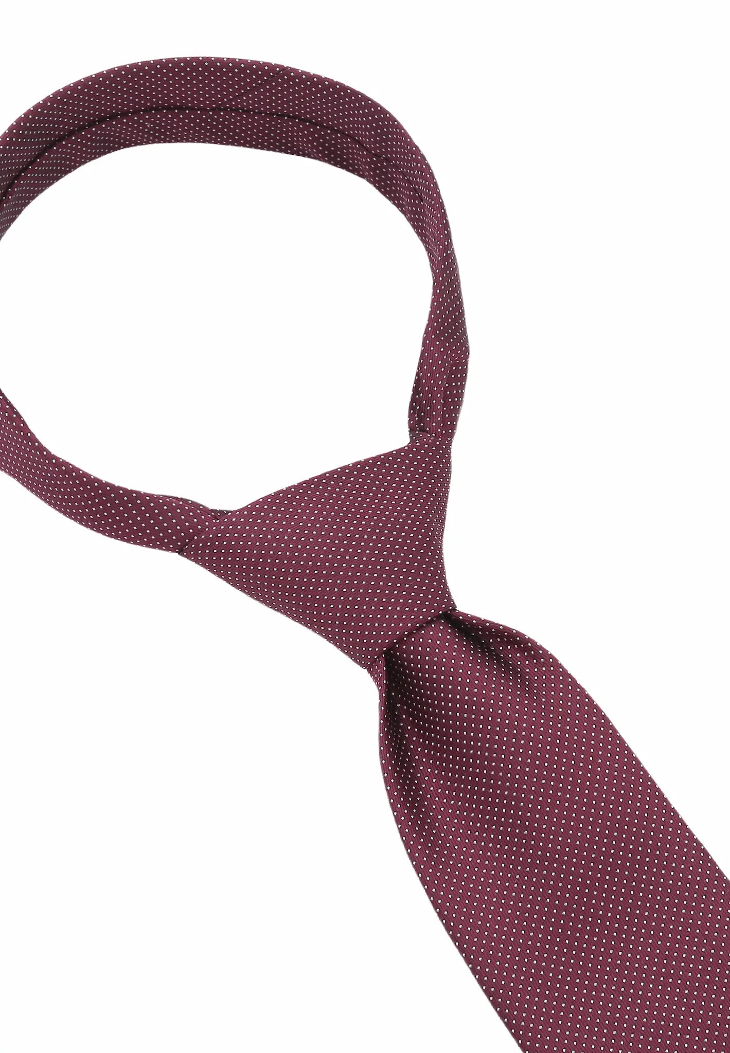 (Weinrot) herren seidenkrawatte picote detailansicht eleganter look