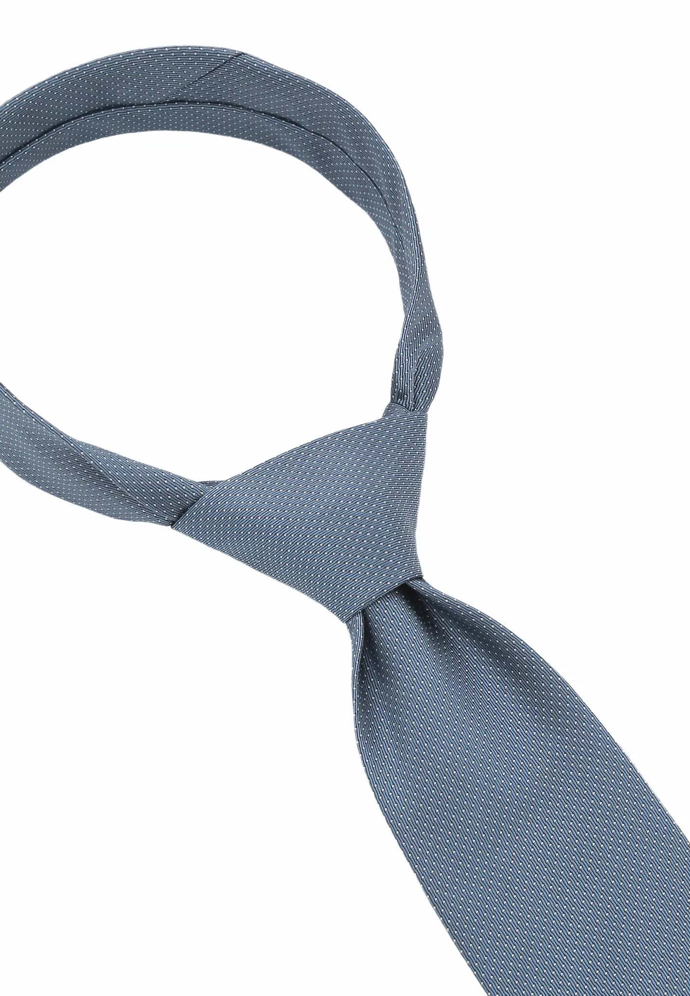 (Oceanblau) herren seidenkrawatte picote detailansicht eleganter look
