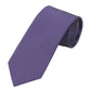(Dunkellila) krawatte herren 100 prozent seide picote 7 cm gerollt