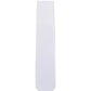 (Weiß) Uni Krawatte 7cm–7.5cm flach Frontansicht