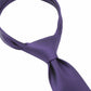 (Dunkellila) Uni Krawatte Detail Knotenbereich feine Uni Struktur