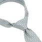 (Grün) Hochzeitskrawatte Kreise – Detailansicht gebundener Knoten