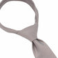 (Beige) Picoté Krawatte Herren 100% Seide 6cm gebundenes Detail