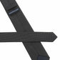 (Schwarz) Picoté Krawatte Herren 100% Seide 6cm Rückseite Detail