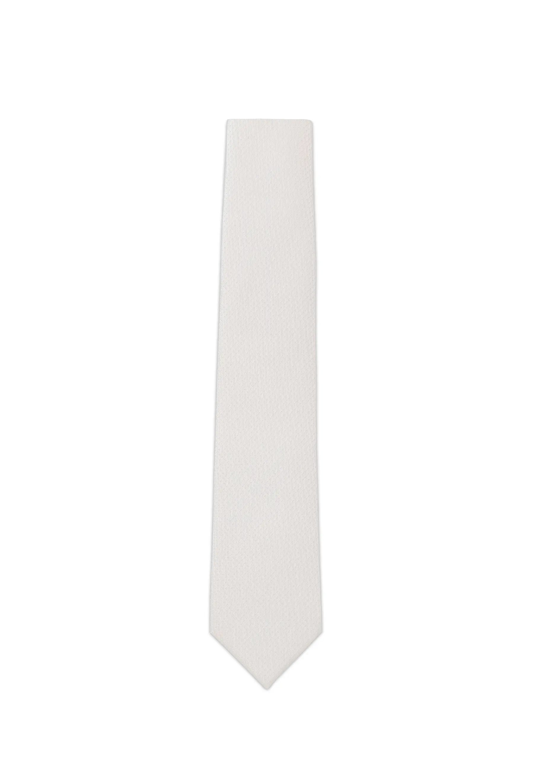 (Champagner) Picoté Krawatte Herren 100% Seide 6cm Produktansicht