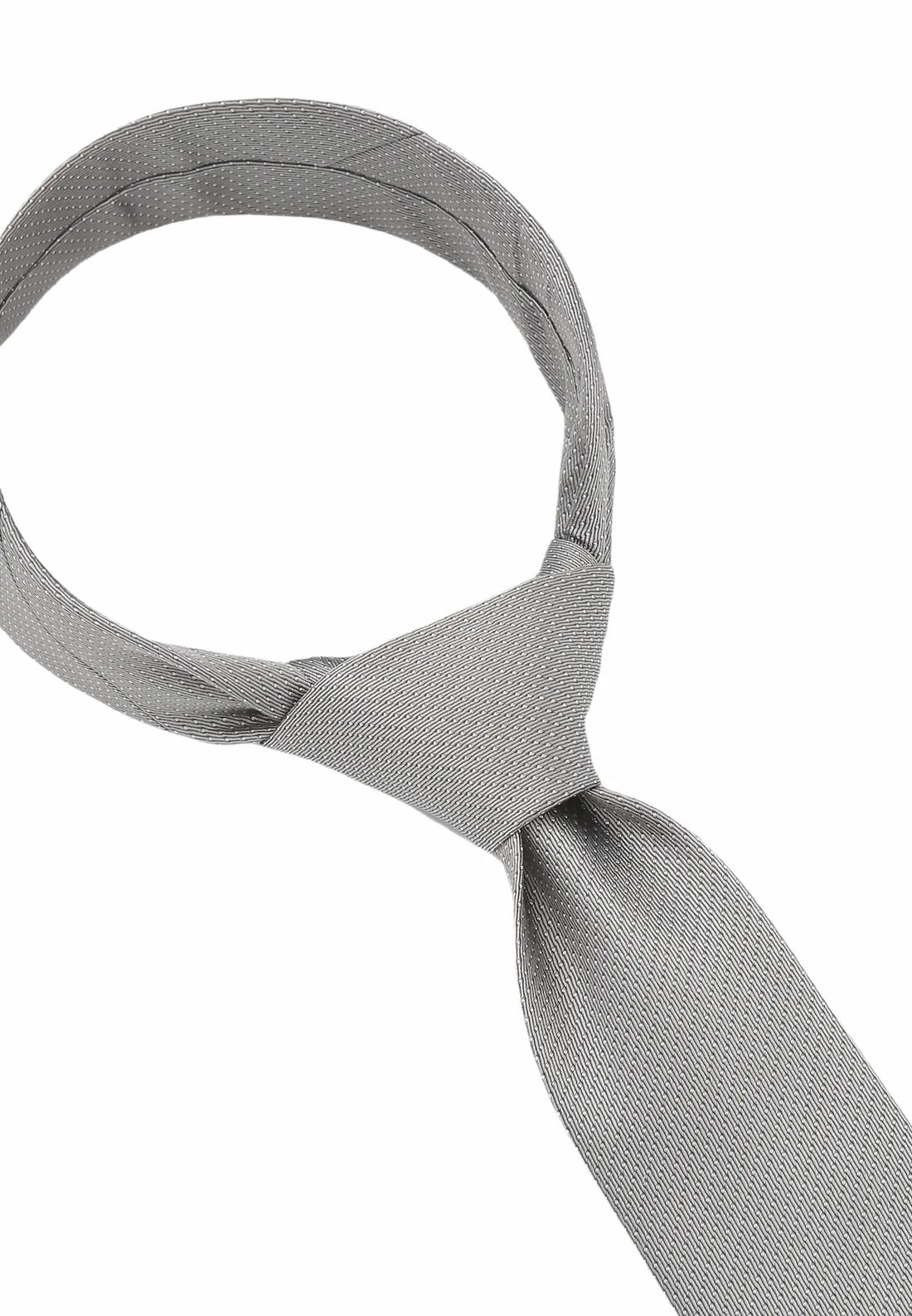 (Hellbeige) Picoté Krawatte Herren 100% Seide 6cm gebundenes Detail
