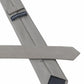 (Hellbeige) Uni Seidenkrawatte 6cm Rückseite mit Label Detail
