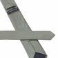 (Mint) Uni Seidenkrawatte 6cm Rückseite mit Label Detail