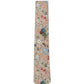 (Beige) Krawatte Herren floral Seide Baumwolle – Frontalansicht