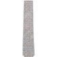 (Beige) Krawatte Medaillon-Muster Baumwolle 6 cm – Gesamtansicht