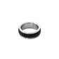 Ring aus Edelstahl & Textil – Ronin – Schwarz