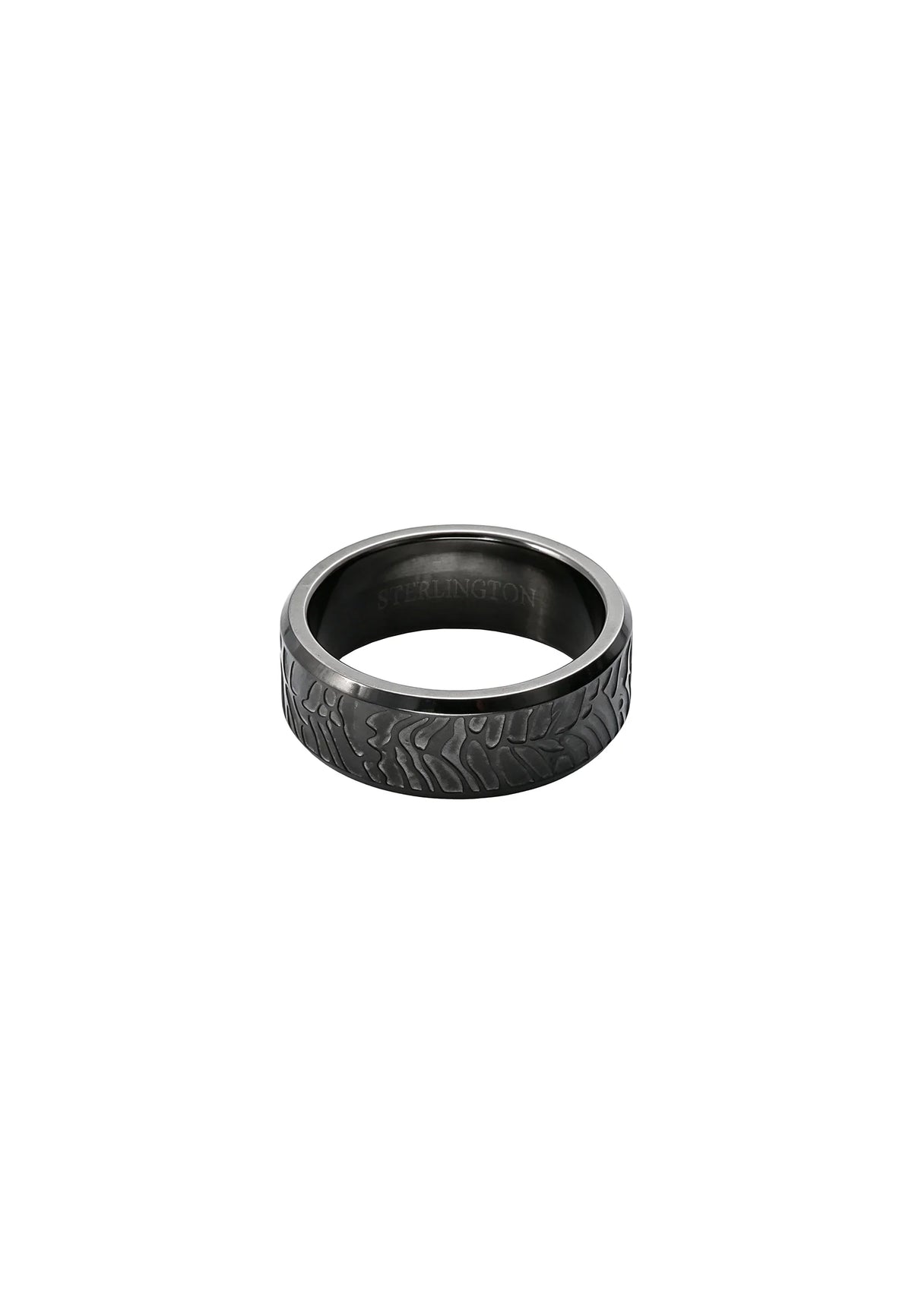 Ring aus Edelstahl – Duro – Schwarz