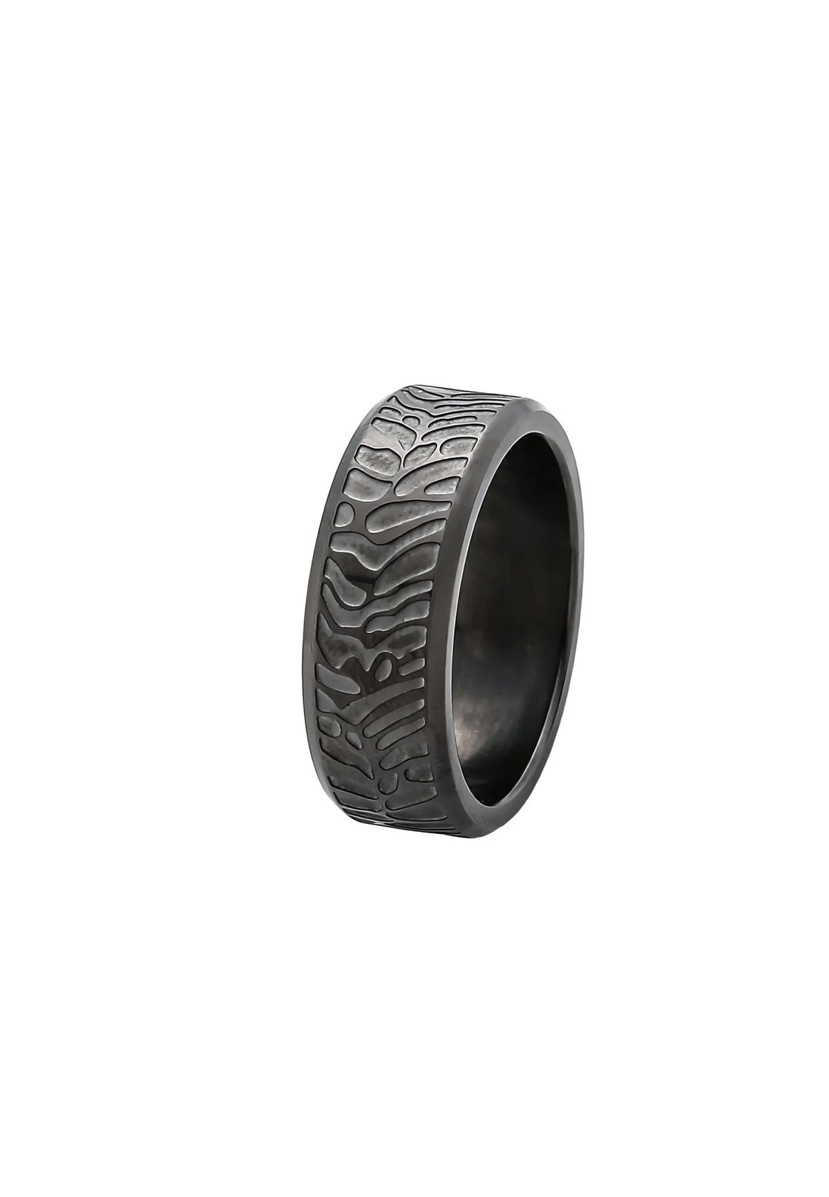 Ring aus Edelstahl – Duro – Schwarz