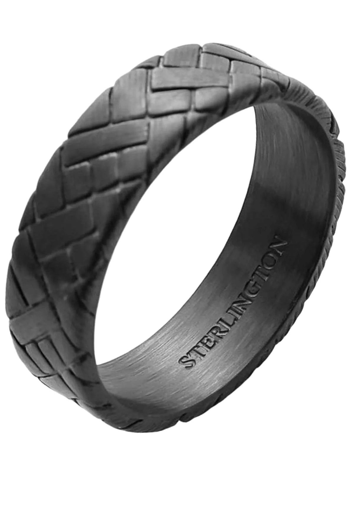 Ring aus Edelstahl – Elio – Gun Metal