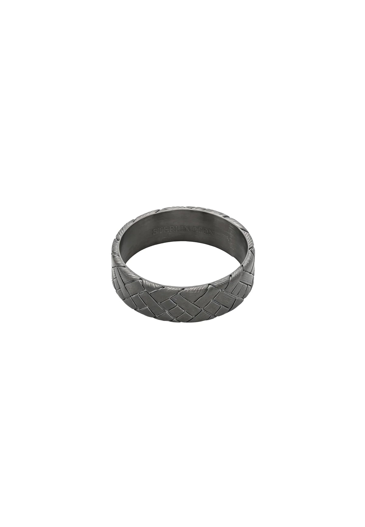 Ring aus Edelstahl – Elio – Gun Metal