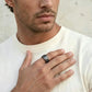 Ring aus Edelstahl – Elio – Gun Metal