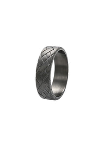 Ring aus Edelstahl – Elio – Gun Metal