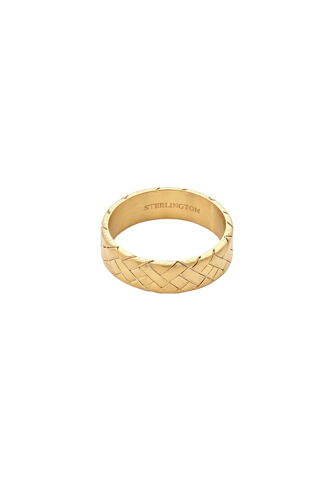 (Gold) Ring aus Edelstahl – Rigel – weitere Detailansicht