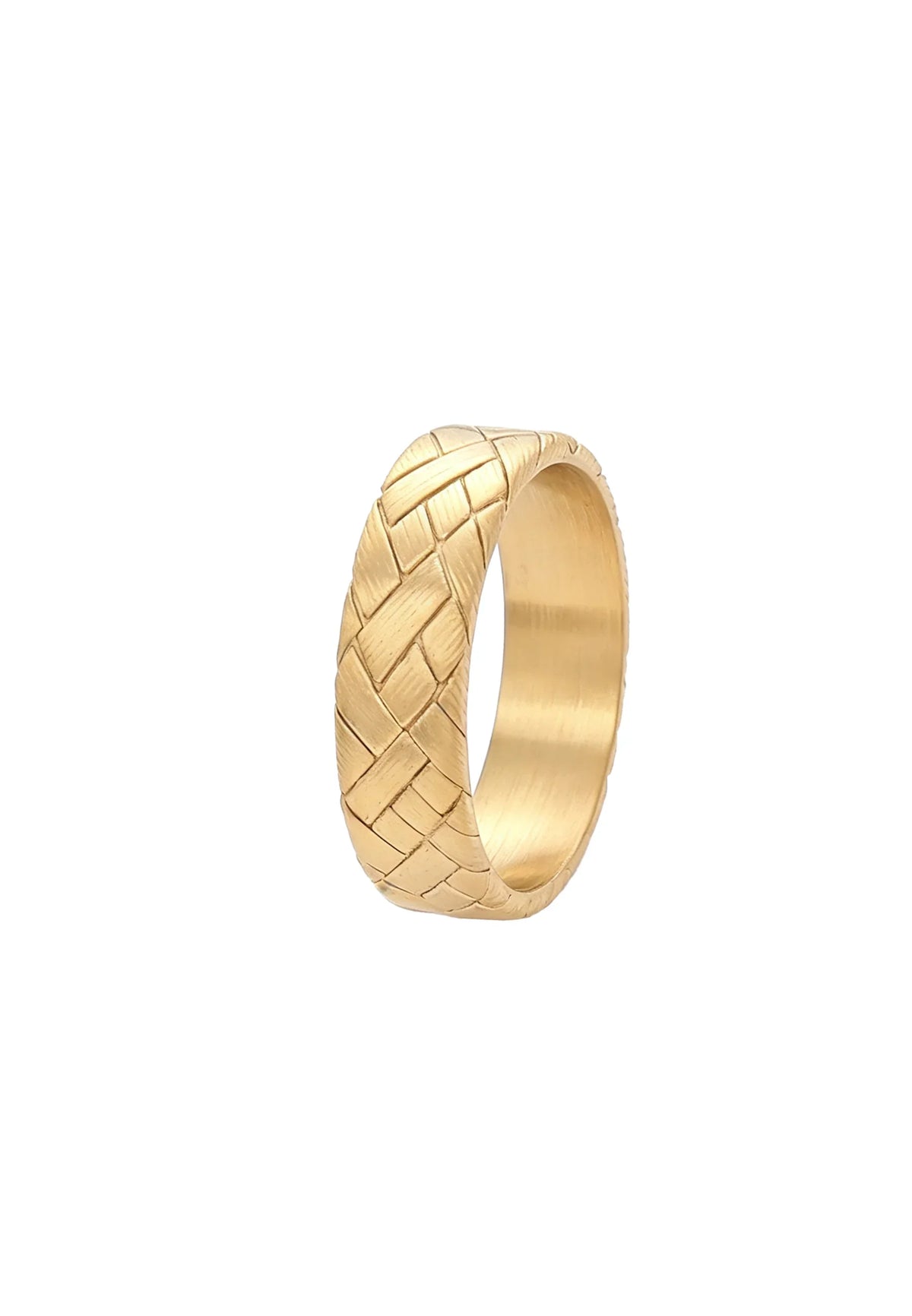 Ring aus Edelstahl – Elio – Gold