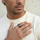 Ring aus Edelstahl – Vidar – Gun Metal