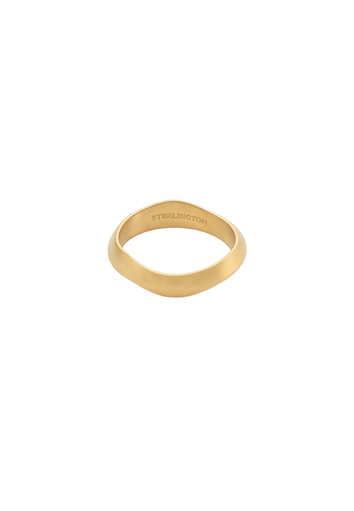 (Gold) Ring aus Edelstahl – Regent – weitere Detailansicht