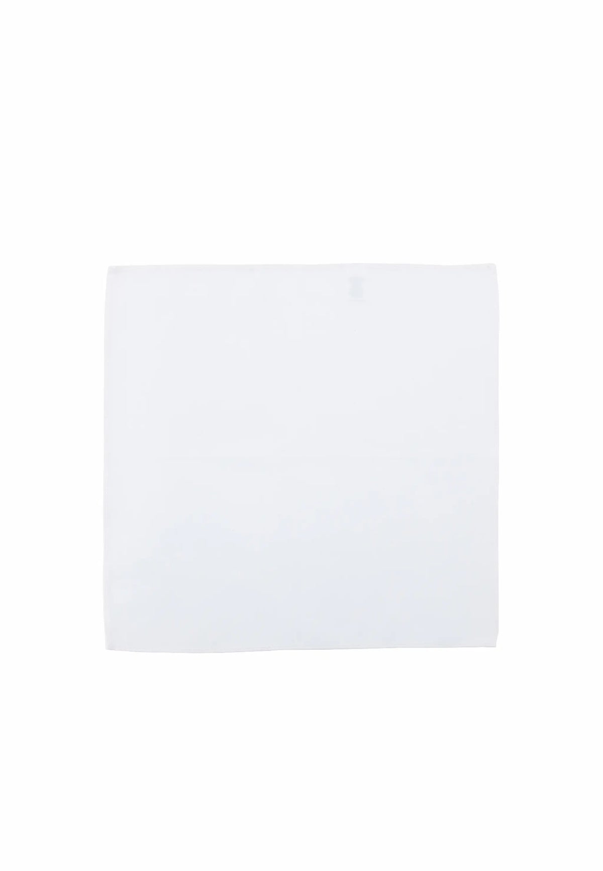 (Weiß) weisses einstecktuch 28x28 cm baumwolle uni frontansicht fuer anzug brusttasche